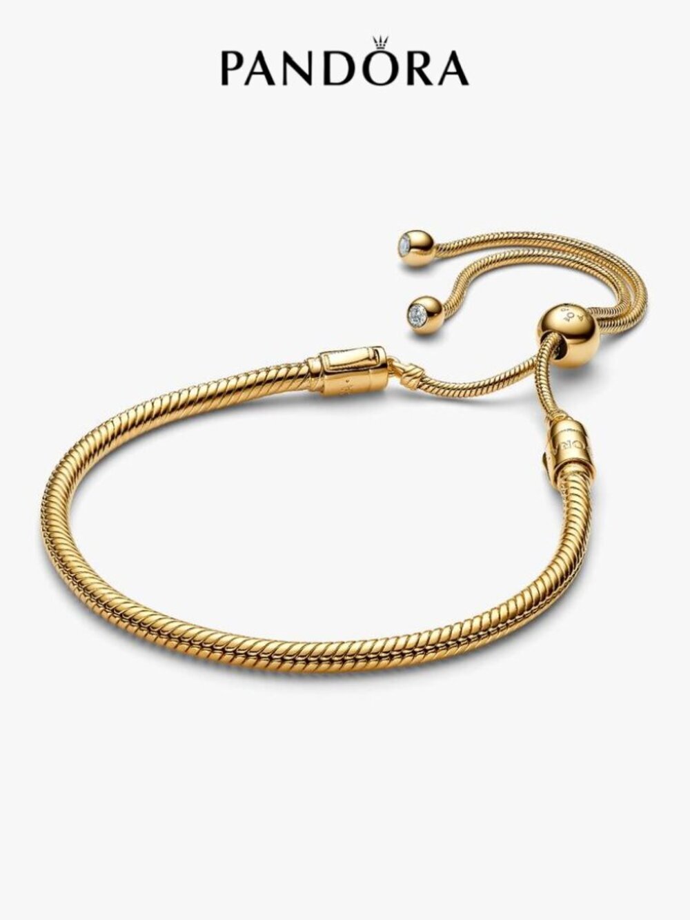 Pandora Snake Chain Slider Bracelet
